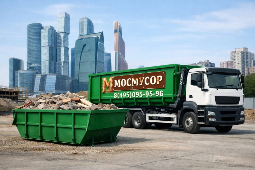 Аренда мусорного контейнера 8–27 м3