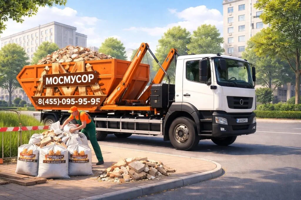 Вывоз мусора Домодедово