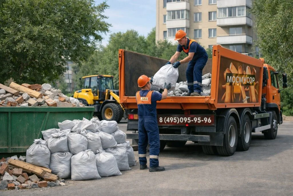 Вывоз мусора в районе Алексеевский