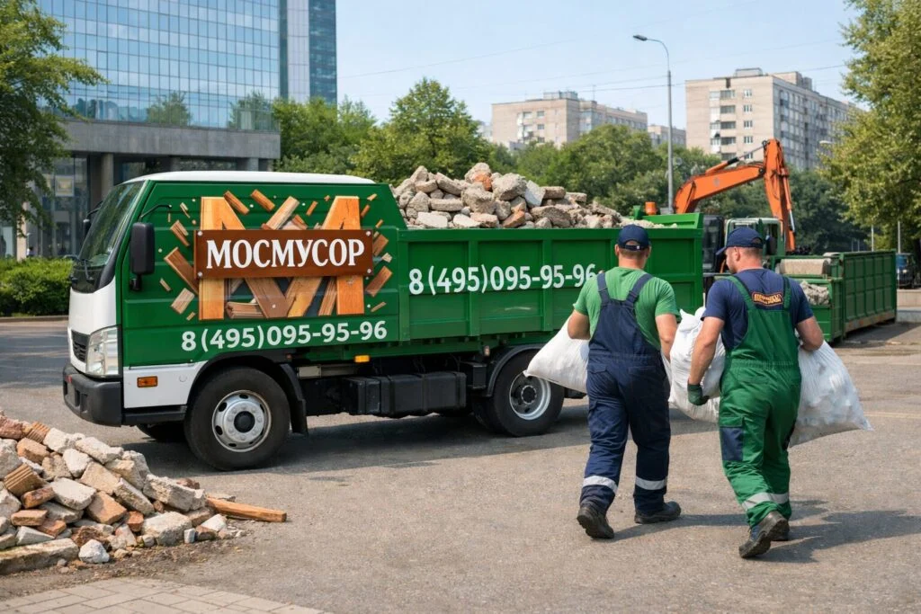 Вывоз мусора в районе Беговой