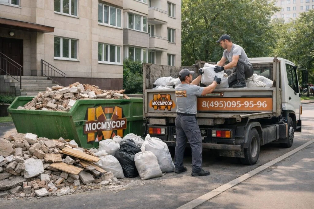 Вывоз мусора в районе Бутырский