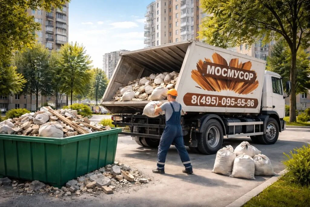 Вывоз мусора Железнодорожный