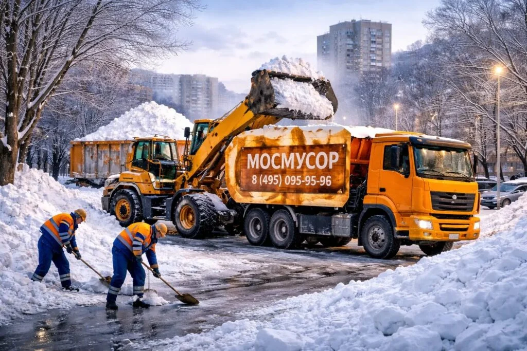 Вывоз снега в ЗАО